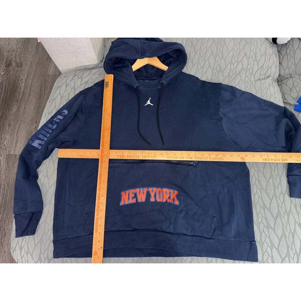 Mens 2XL Jordan x NBA New York Knicks Team Issue Statement Edition Hoodies RARE